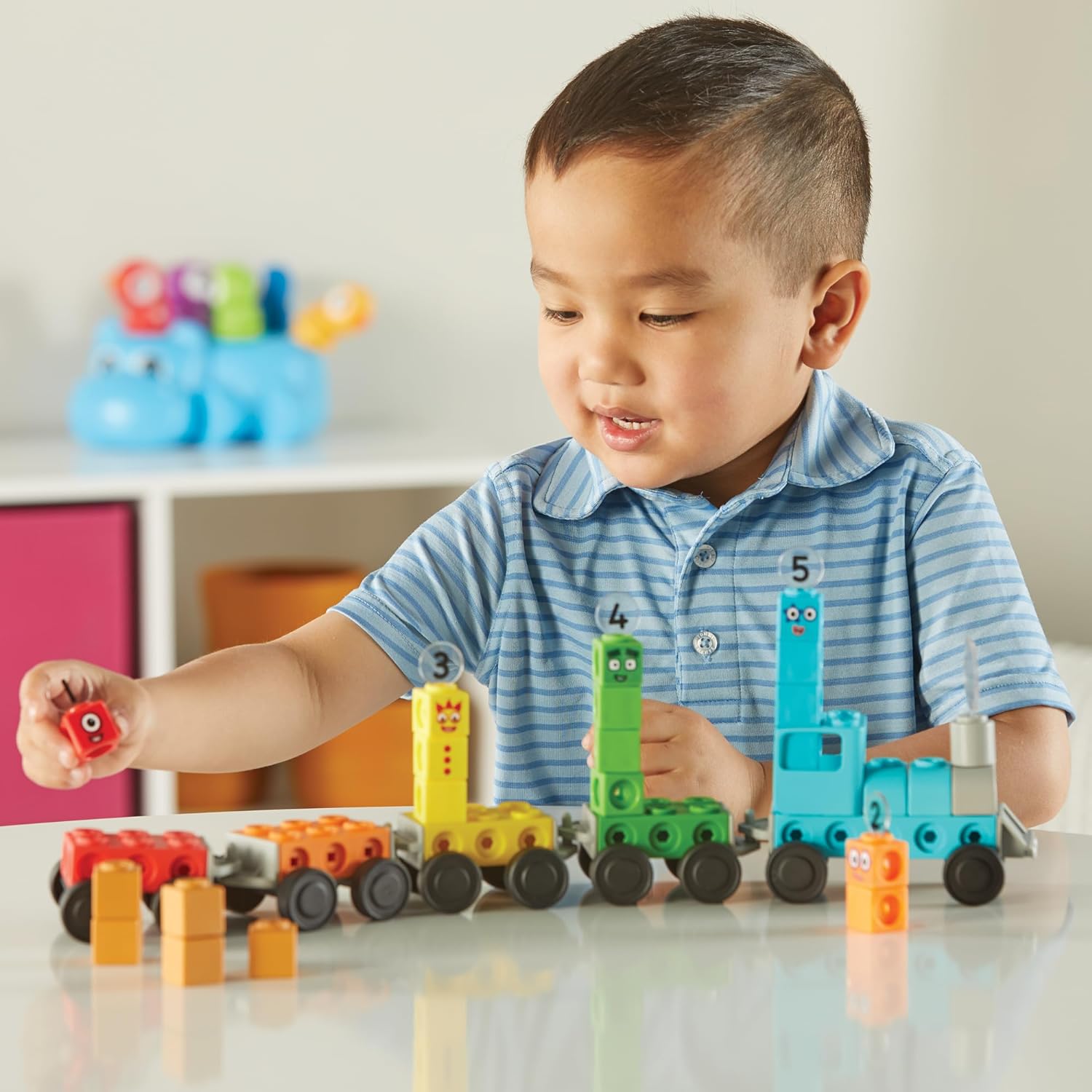 Learning Resources MathLink Cubes Activity Set Numberblocks Express Train