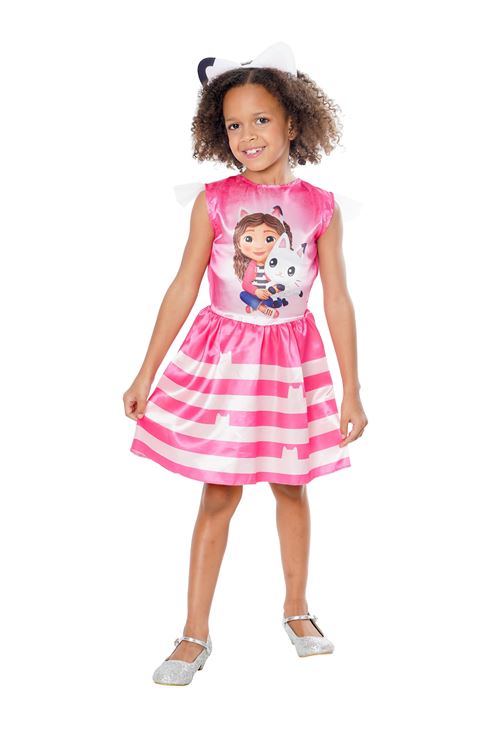 Rubie's Official Gabbys Dollhouse Gabby and Pandy Paws Kids Fancy Dress Size XXS Age 3-5 Years