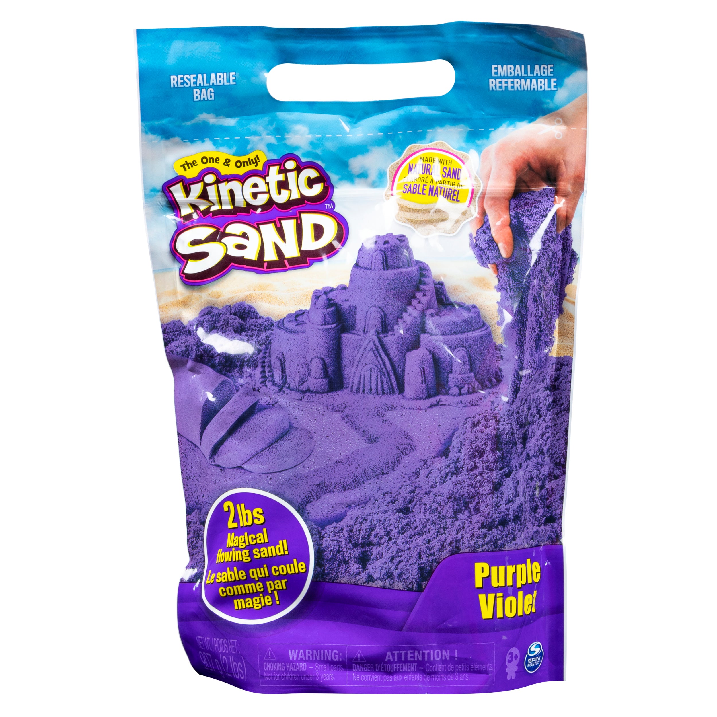 Kinetic Sand 2lb PURPLE Sand