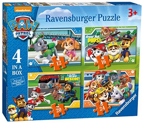 Ravensburger Paw Patrol 4 In A Box (12, 16, 20, 24pc) Jigsaw Puzzles
