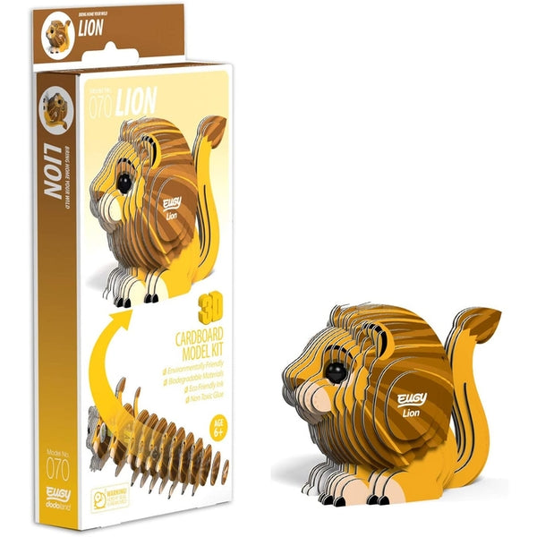 EUGY 3D Lion Model Craft Kit
