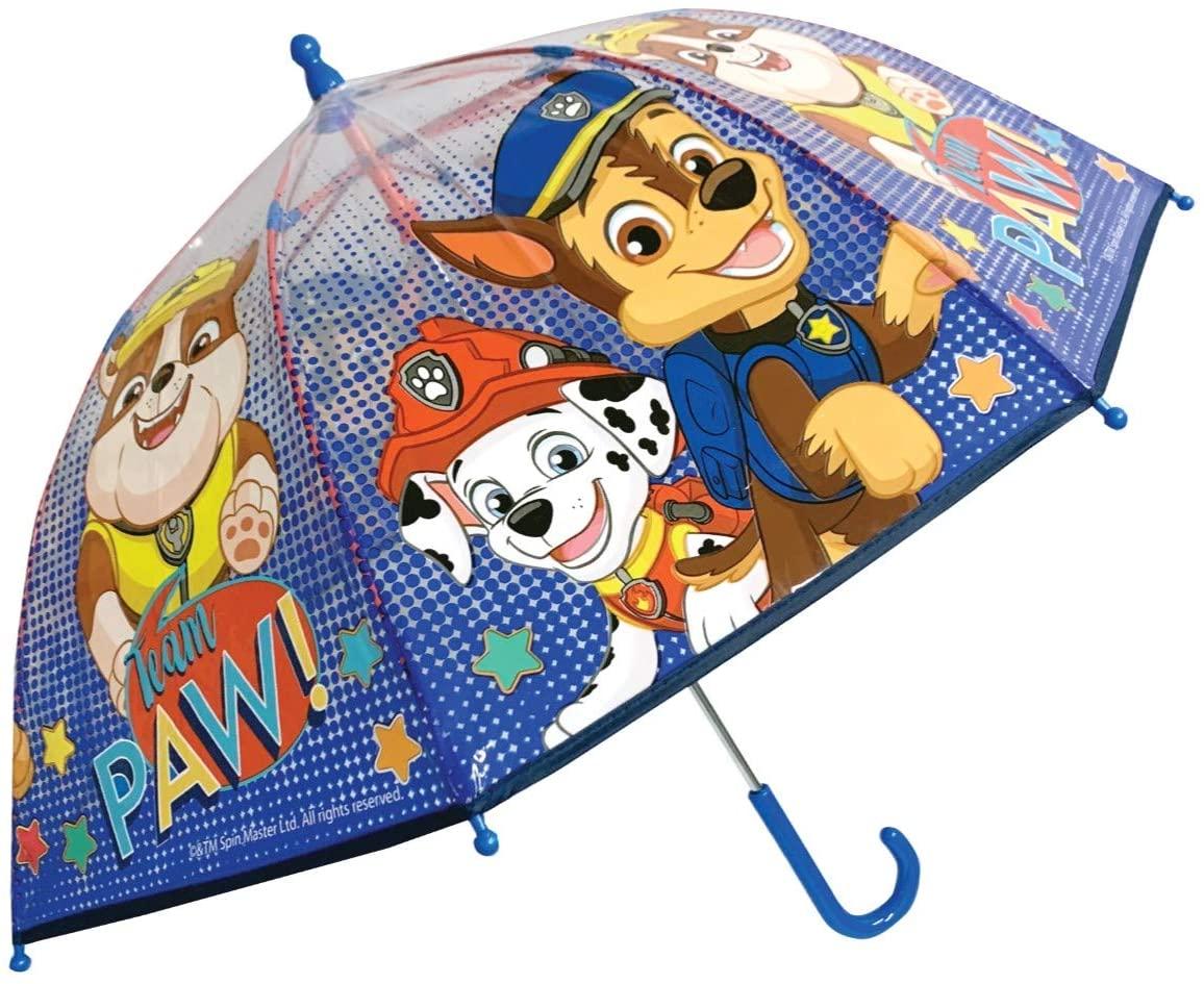 Paw Patrol Chase Rubble Marshall Childrens Umbrella