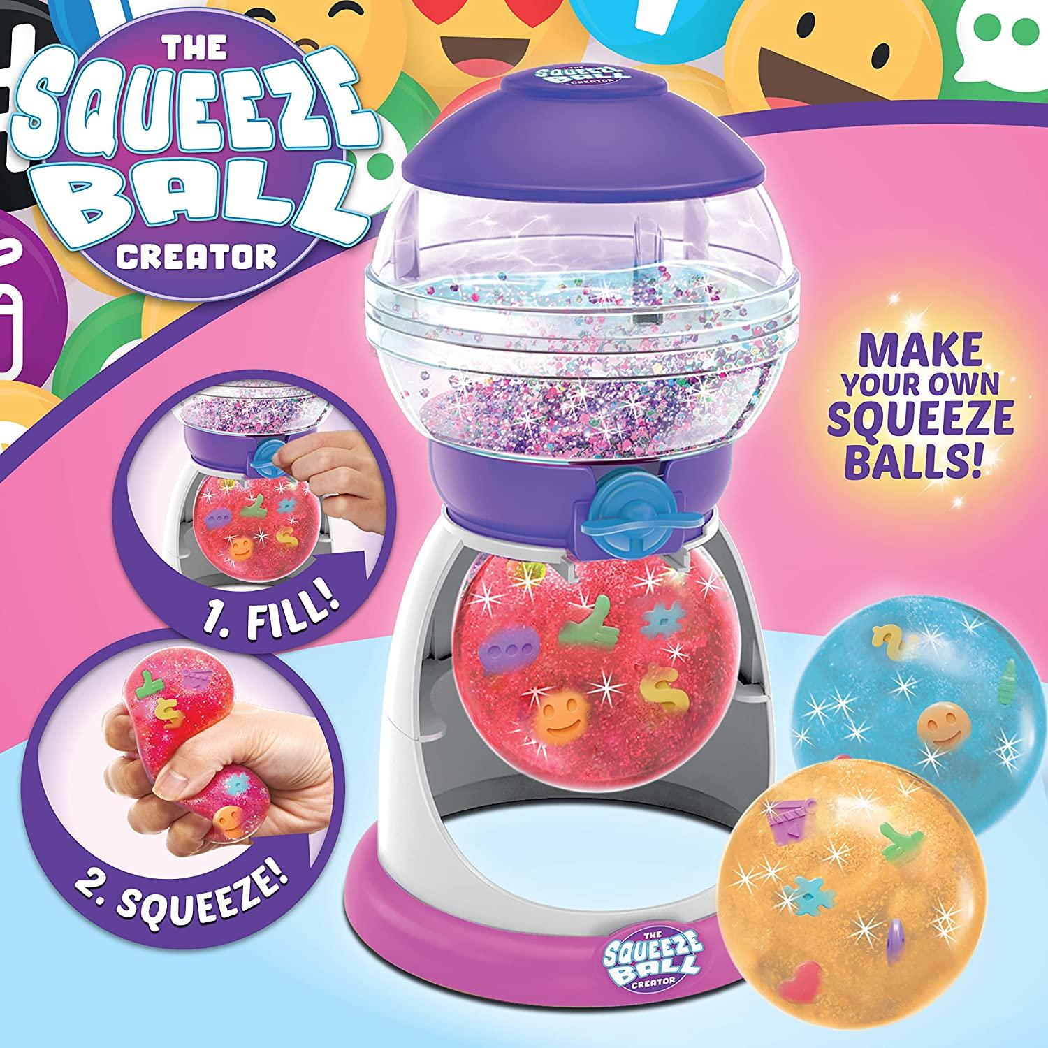 The Squeeze Ball Creator Maker - Mix Fill & Squeeze Reusable Stress Ball playset with Accessories