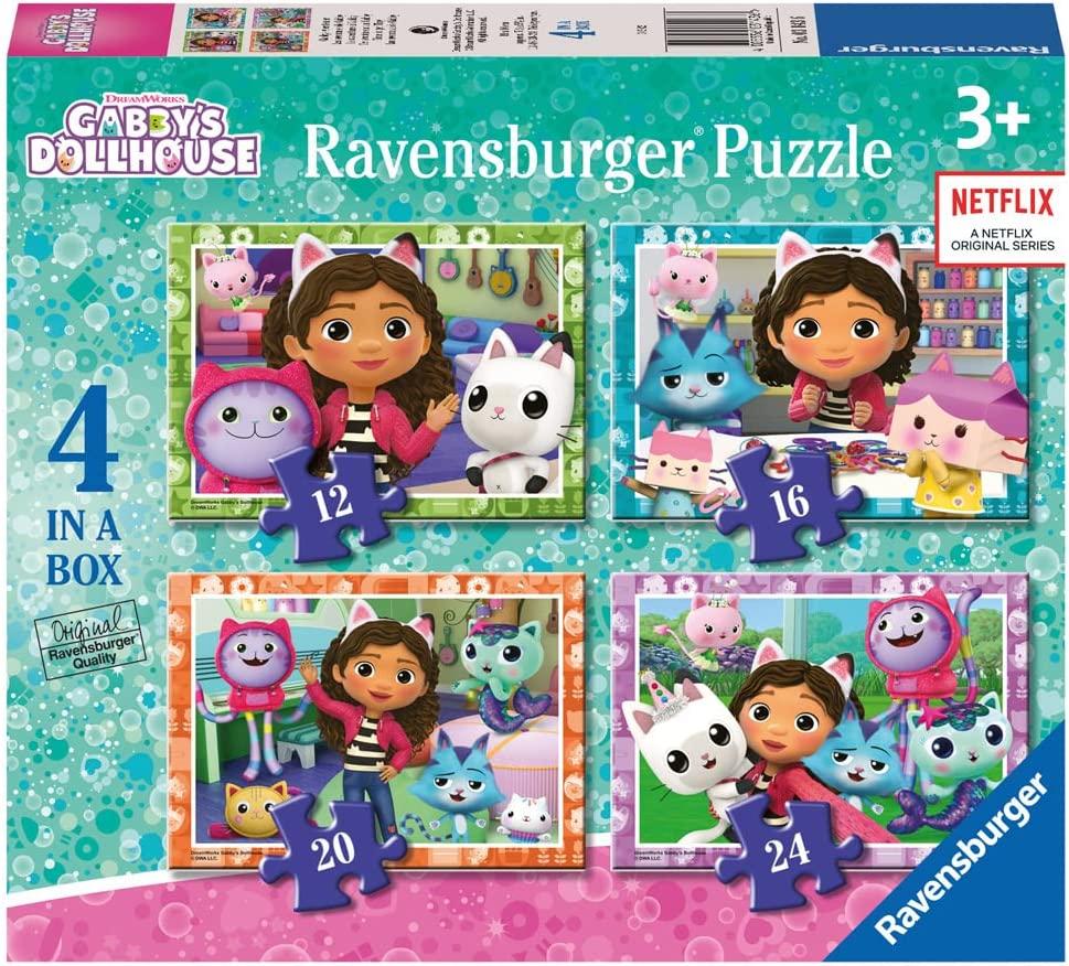 Ravensburger Gabby?s Dollhouse 4 In A Box Jigsaw Puzzles
