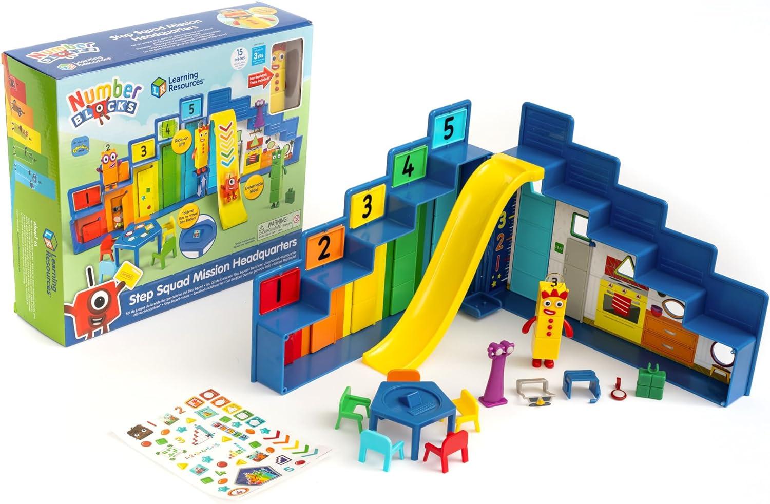 Learning Resources Numberblocks Step Squad Mission Headquarters Deluxe Playset
