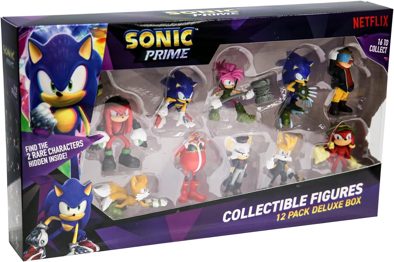 Sonic Prime Collectable 25cm Figures 12 Pack Deluxe Box