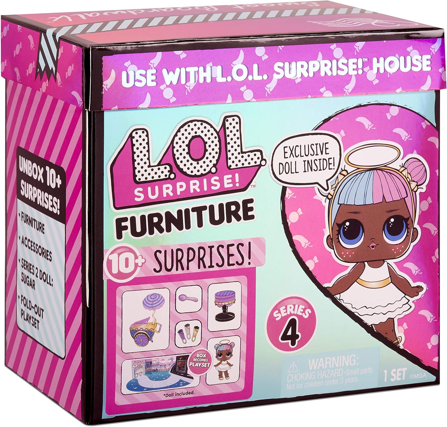 LOL Surprise Furniture Sweet Boardwalk with Sugar Doll