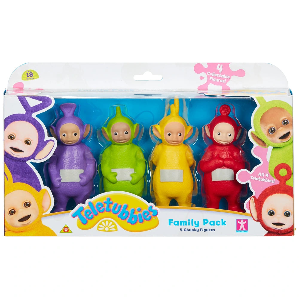 Teletubbies 4 Chunky Figures Family Pack