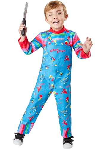 Rubies Official Chucky Toddler Costume, Kids Fancy Dress, Size Age 2-3 Years Halloween
