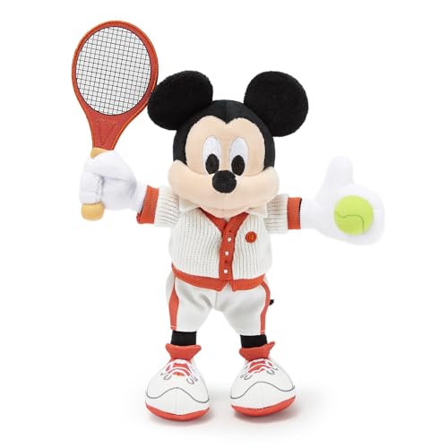 Disney Store Official Mickey Mouse Tennis Mini Bean Bag Soft Plush Toy
