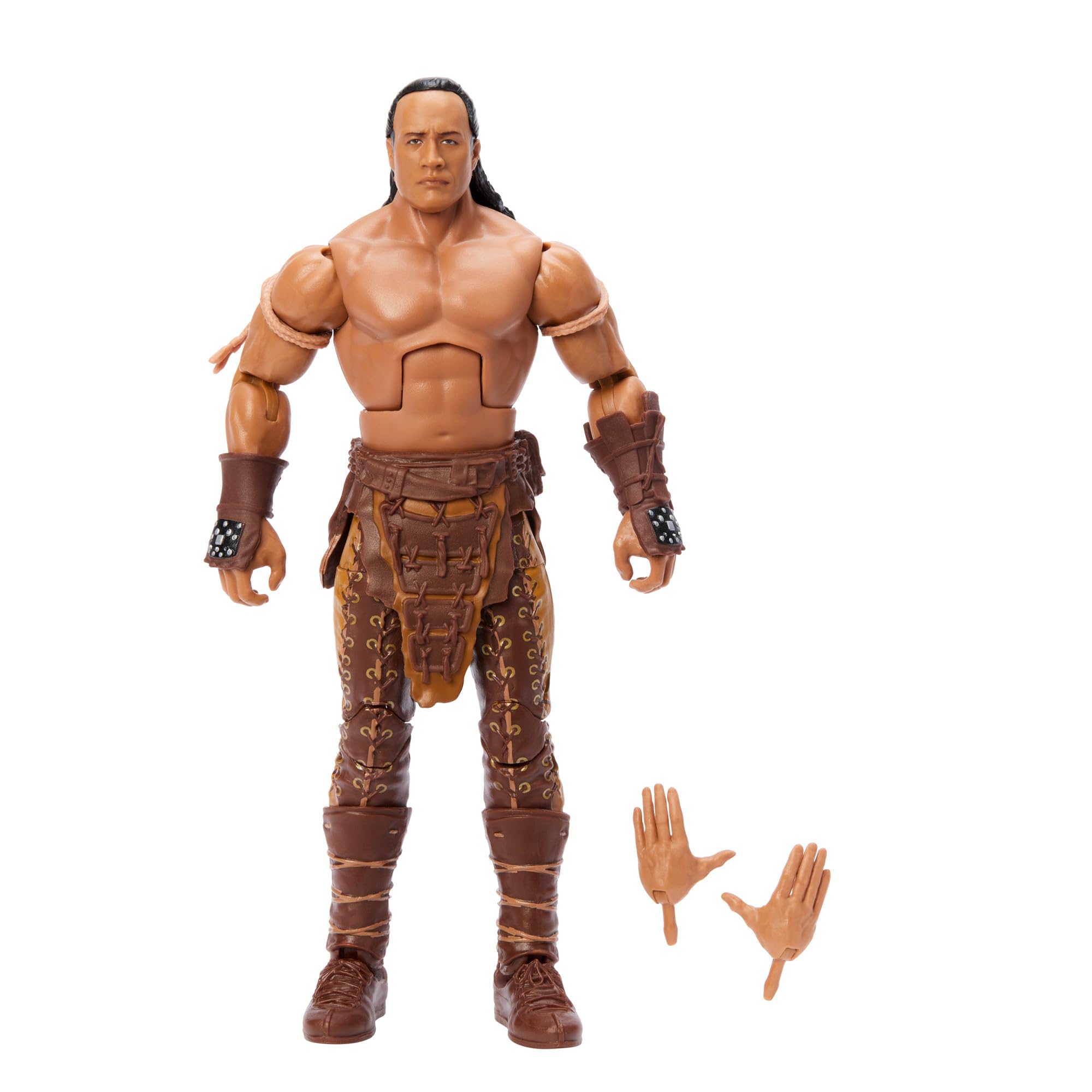 Mattel WWE Elite Action Figure & Accessories, 6-inch Collectible The Rock as the Scorpion King