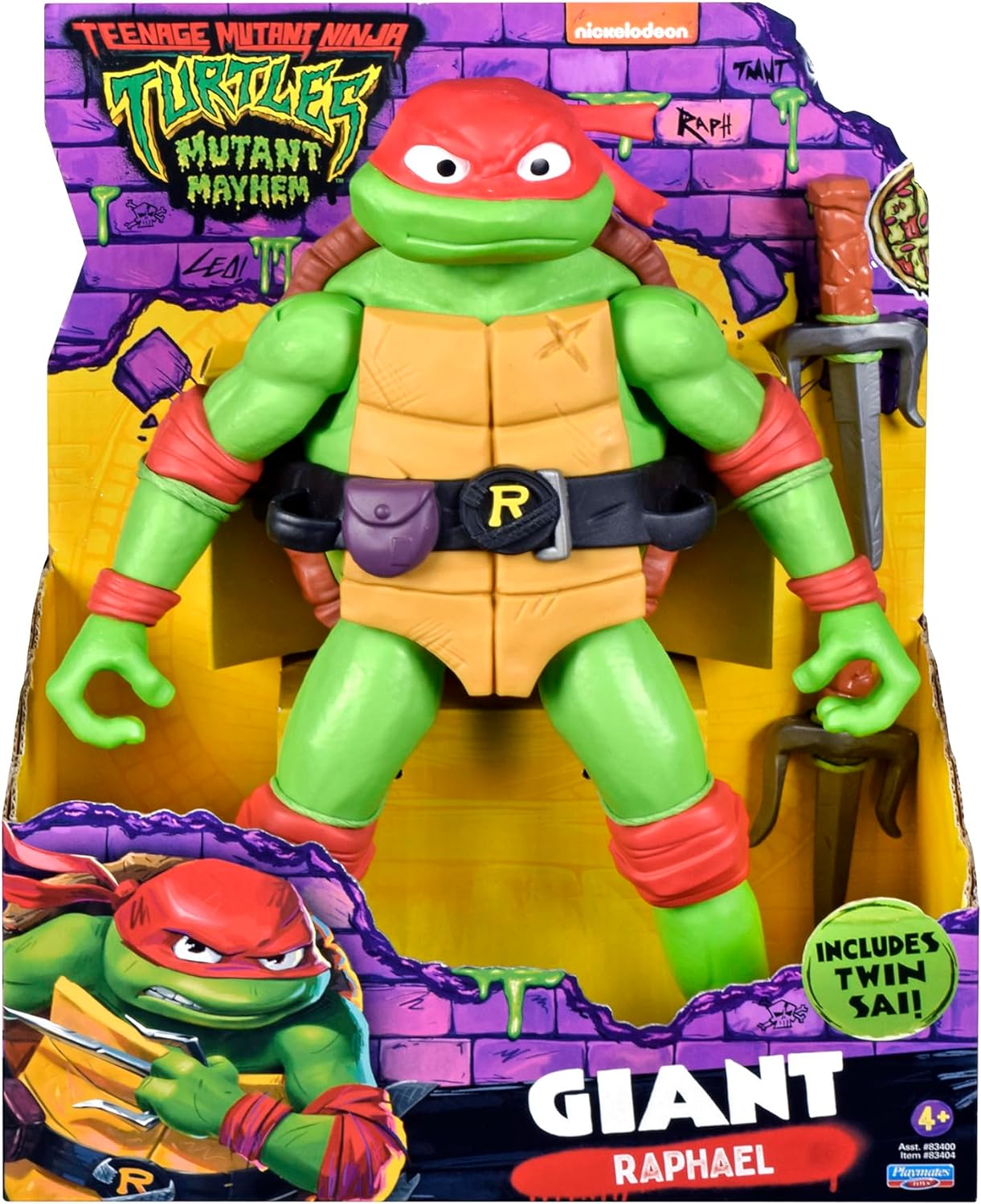 Teenage Mutant Ninja Turtles Mutant Mayhem Giant Raphael 12-Inch Action Figure