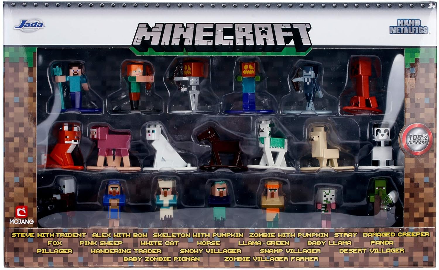 Jada Mine Craft 20 DIE-CAST Figure Pack Wave 7