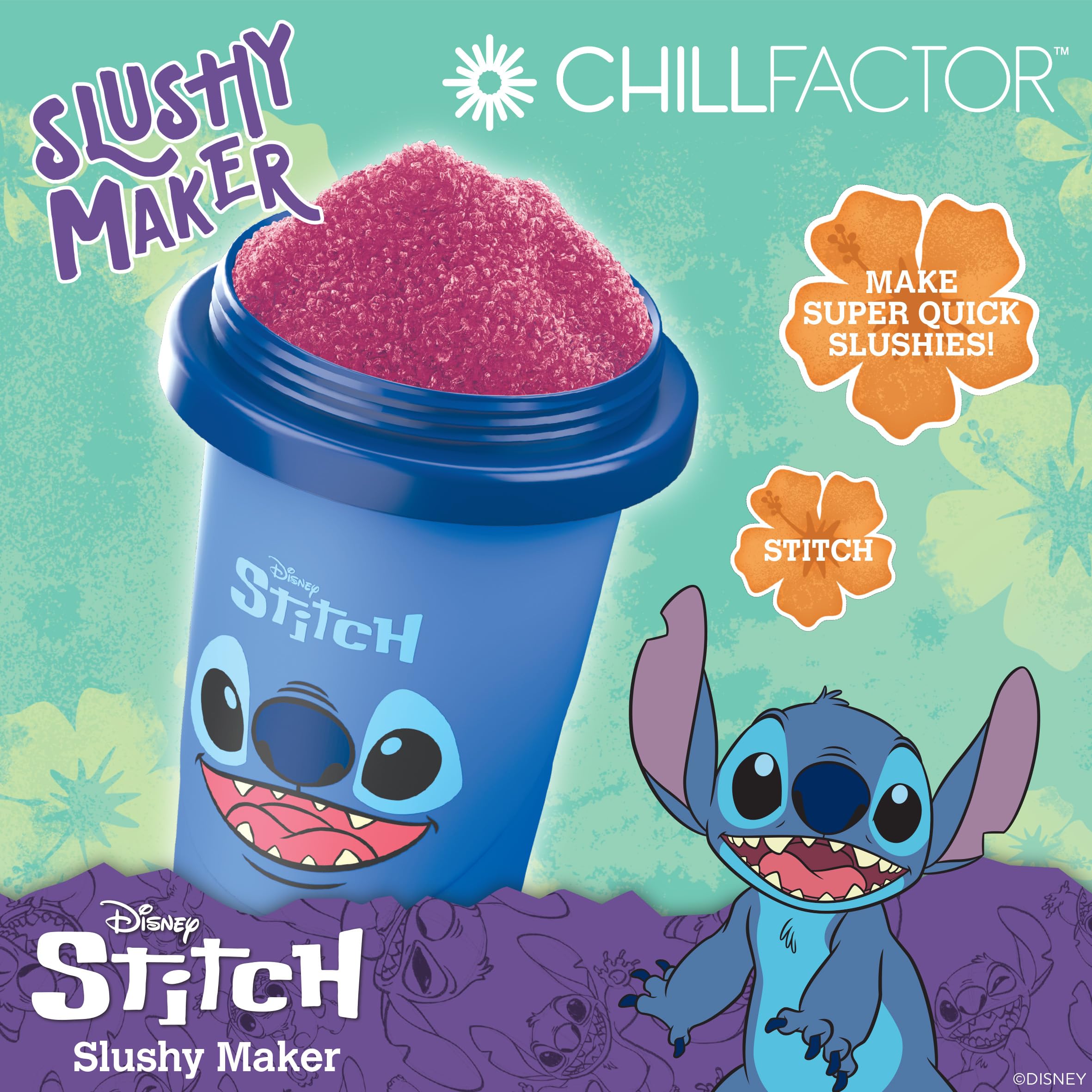 ChillFactor Disney STITCH Reusable Squeeze Cup Maker