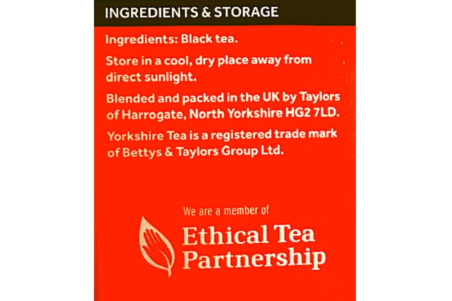 Taylors of Harrogate Yorkshire Tea 656g
