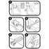 Clippasafe Cupboard and Drawer Locks - 6 Pack