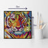 Sequin Art Diamond Art Tiger Craft Kit Picture Size 20 x 20cm