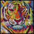 Sequin Art Diamond Art Tiger Craft Kit Picture Size 20 x 20cm