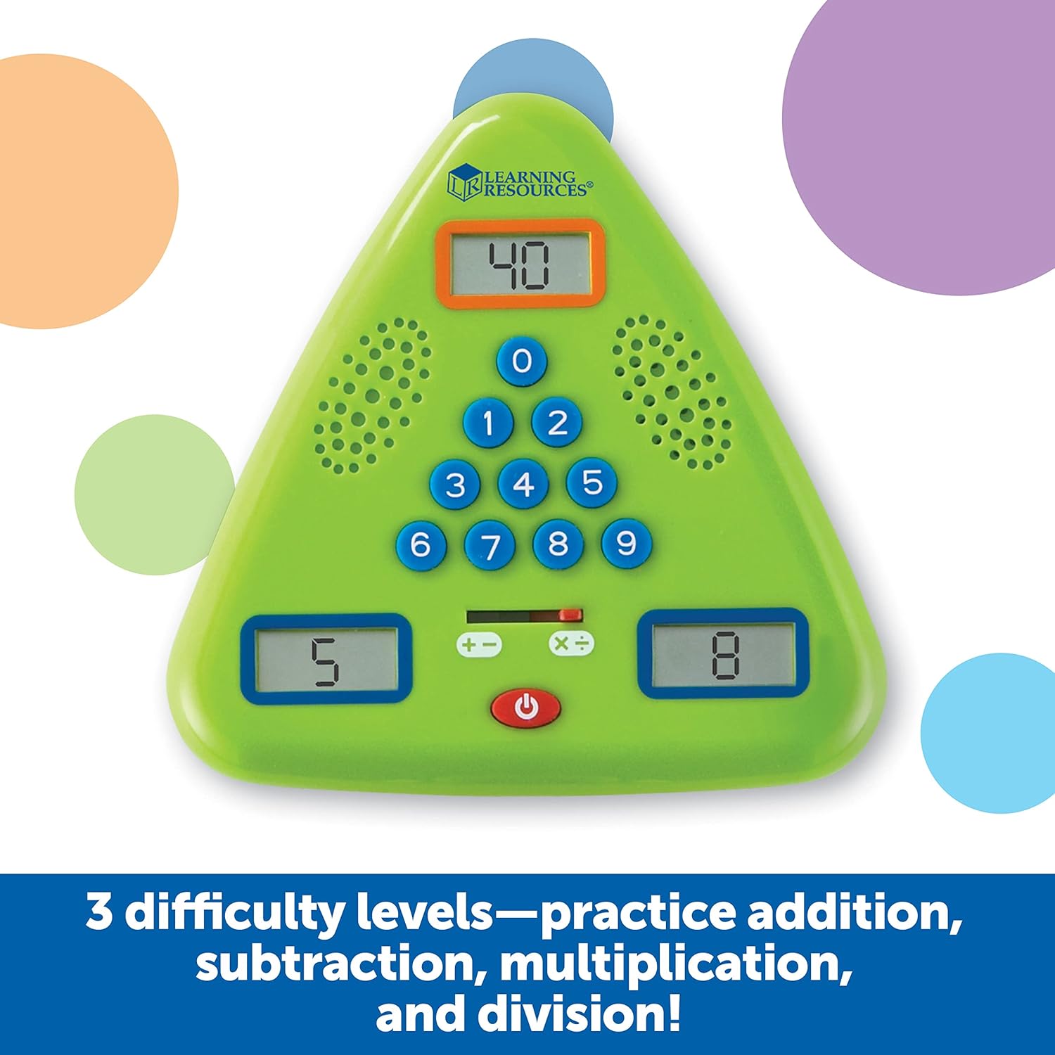 Learning Resources Minute Math Electronic Flash Card