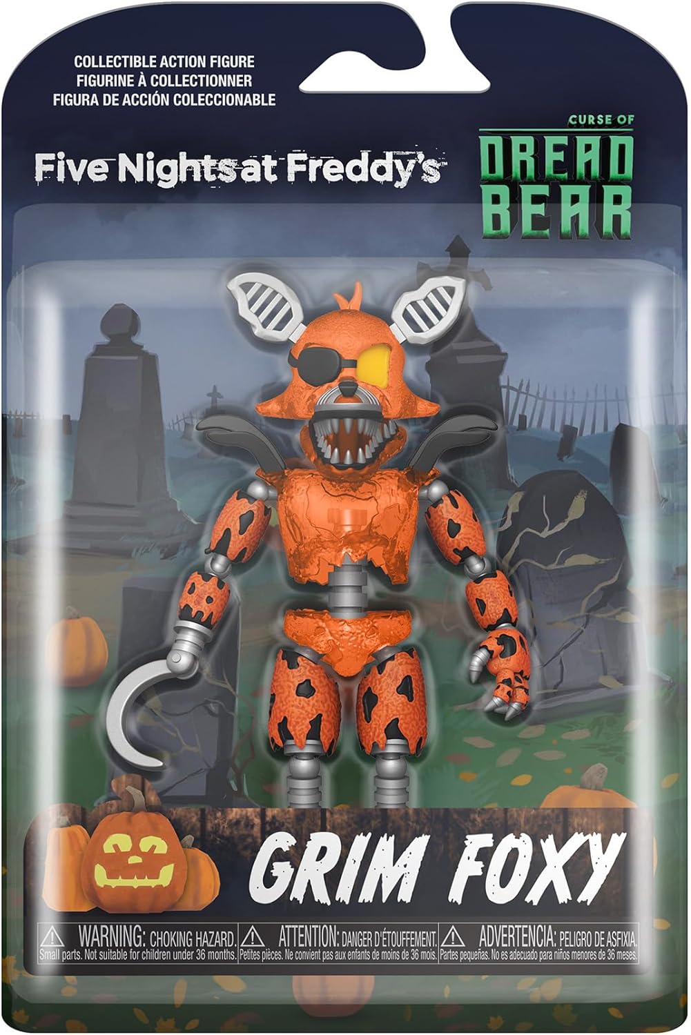 Funko Action Figure Five Nights at Freddy S Curse of Dreadbear Grim Foxy