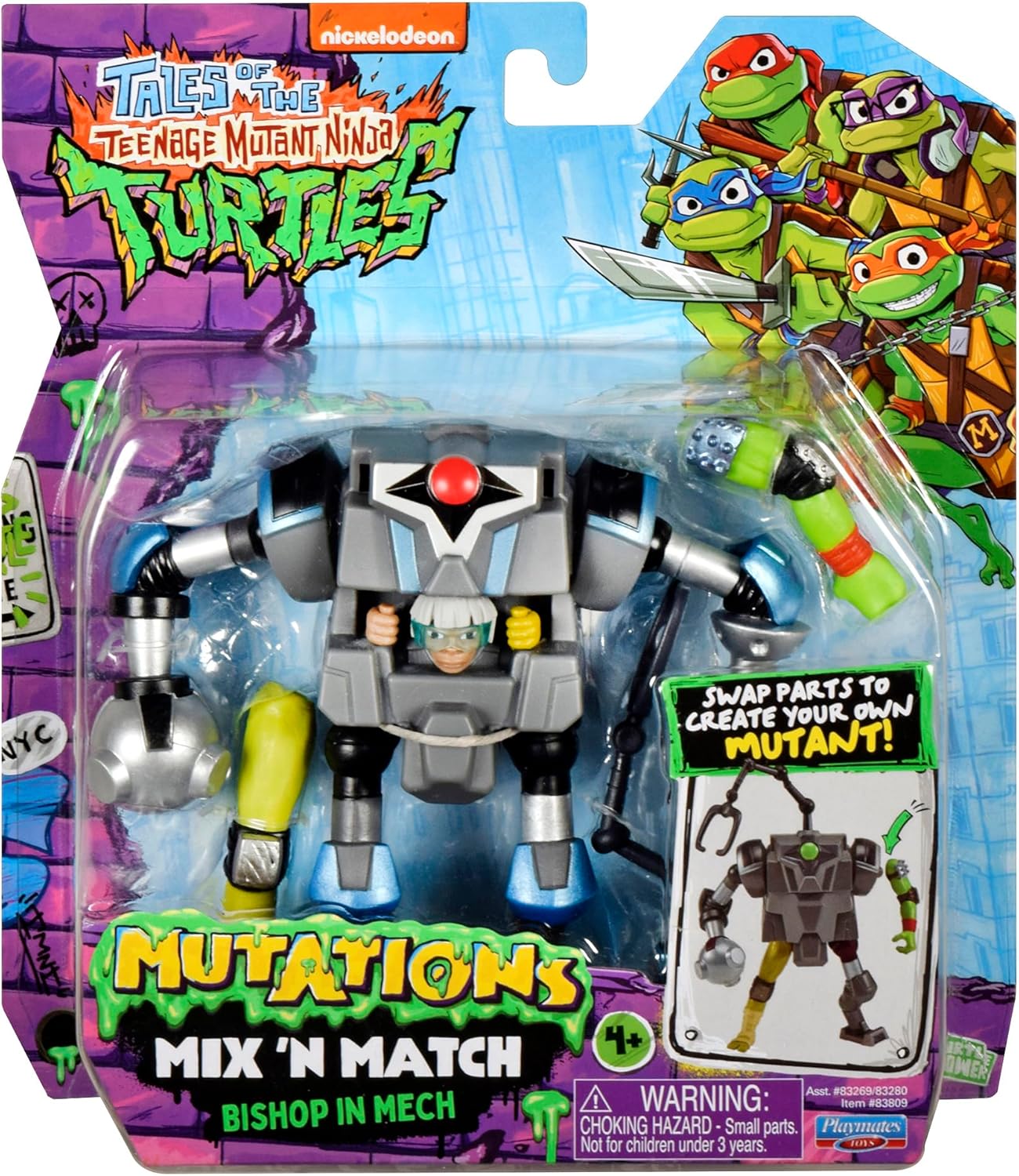 Tales of Teenage Mutant Ninja Turtles: Mutations Mix and Match BISHOP IN MECH