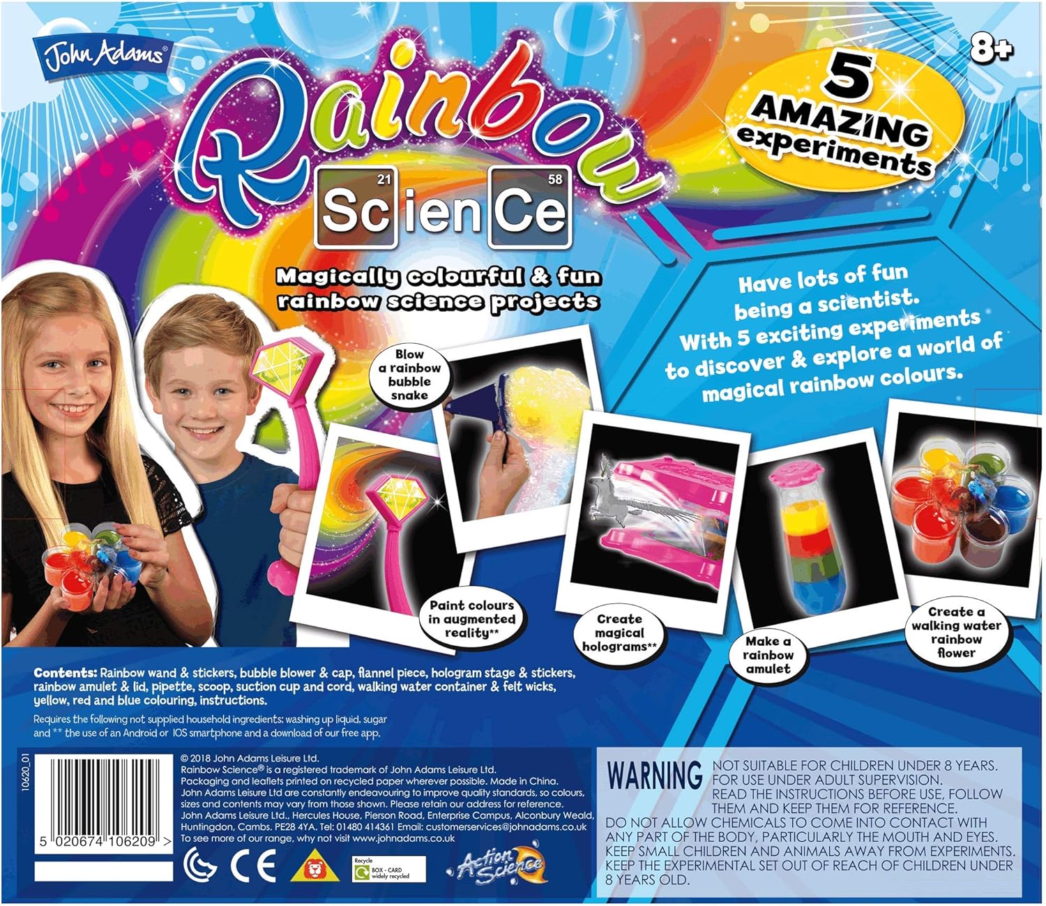 John Adams Rainbow Science Kit