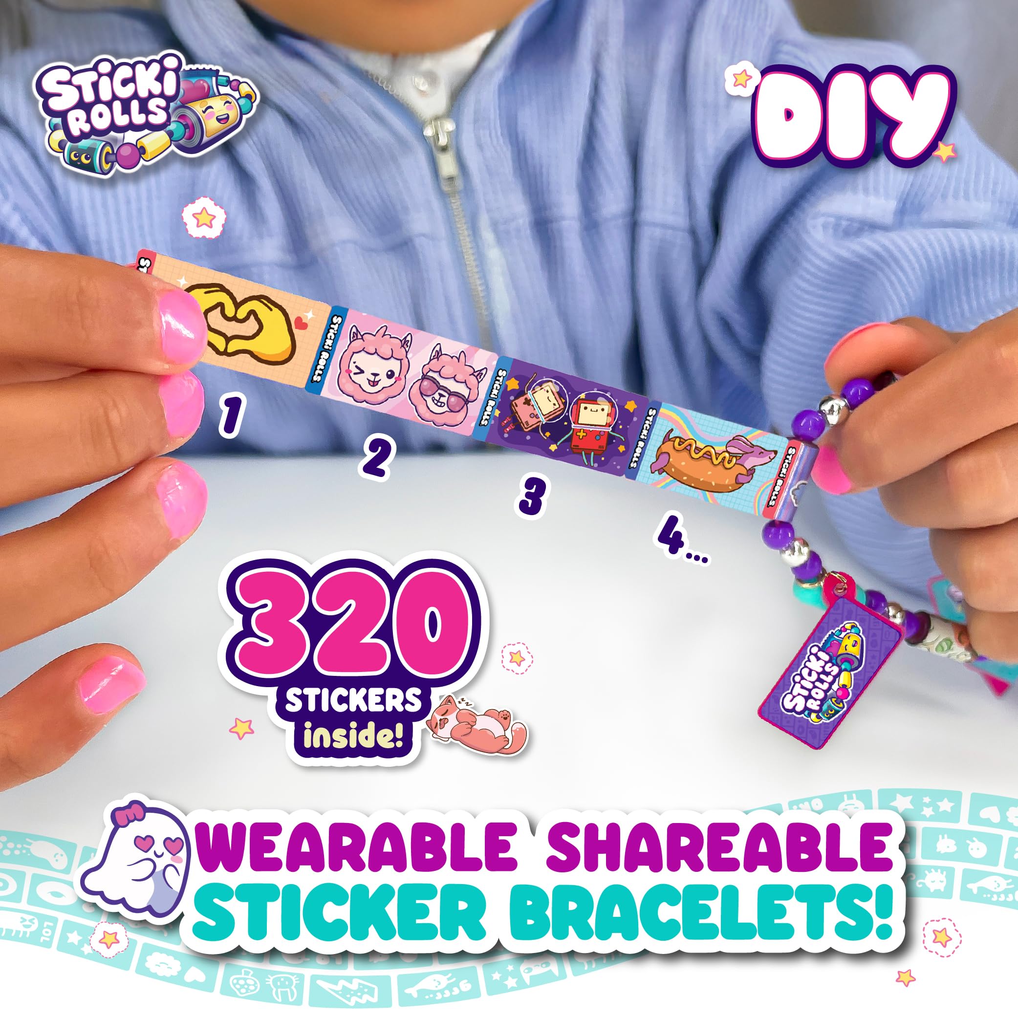 STICKI ROLLS Sticki Station - Ultimate DIY Sticker Jewellery Kit