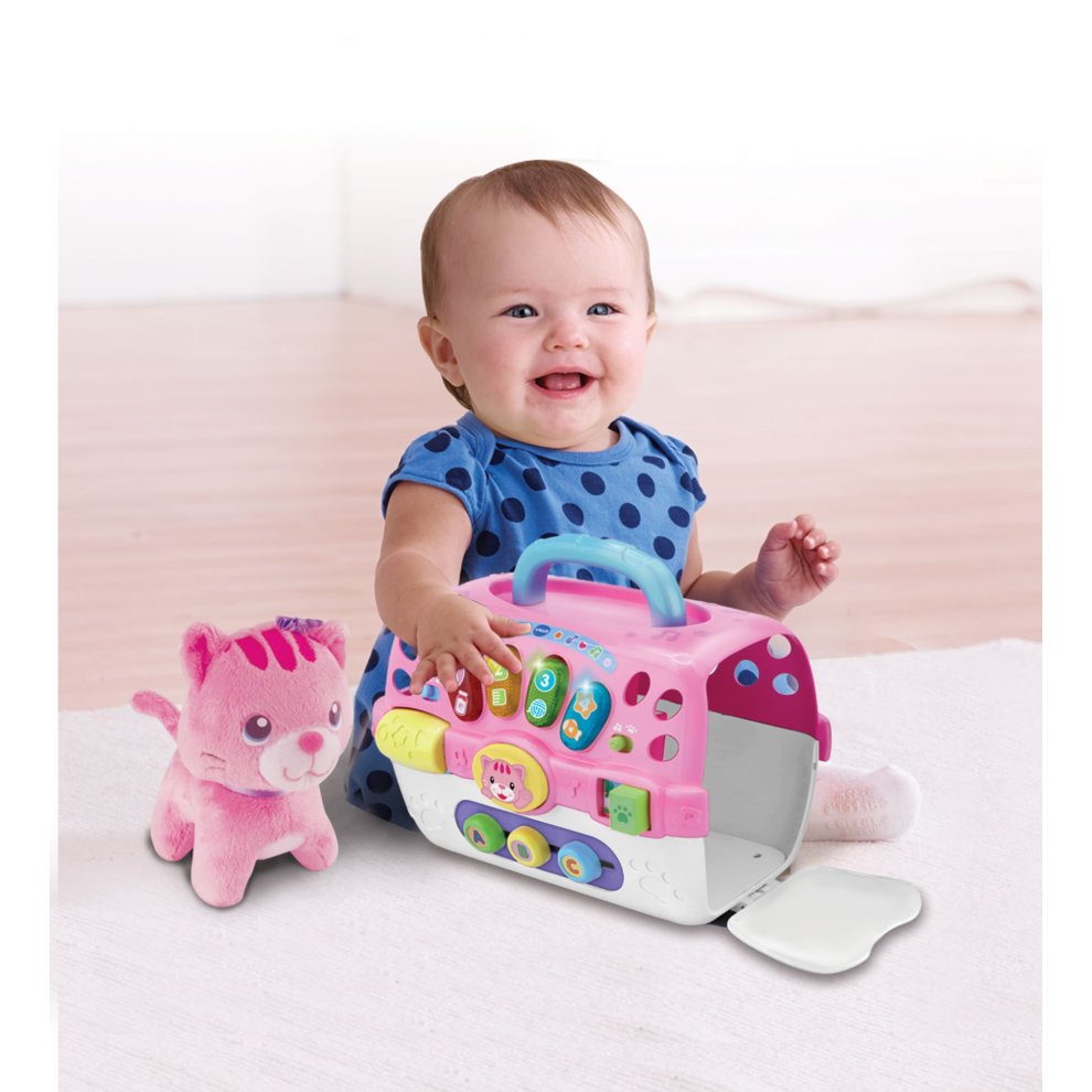 VTech Cosy Kitten Carrier Interactive Baby Activity Center