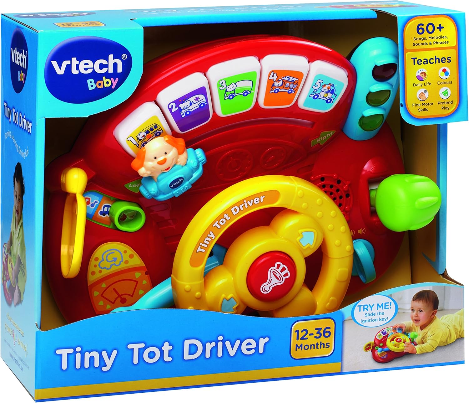 VTech Baby Tiny Tot Driver Roleplay Steering Wheel