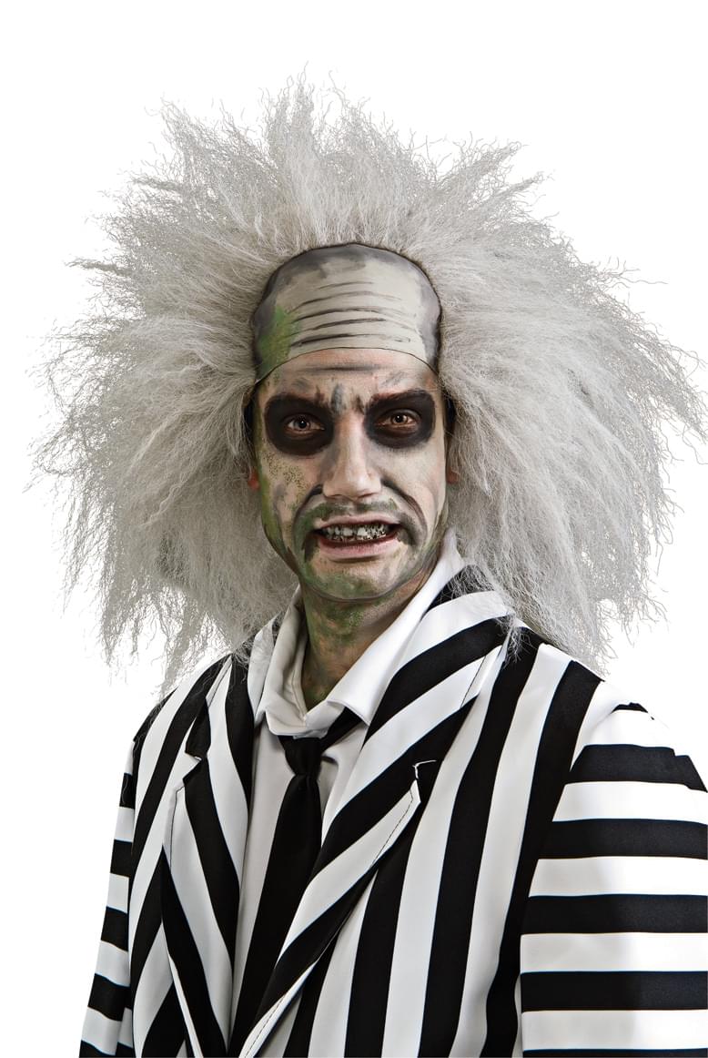 Rubie's Men's BEETLEJUICE Fancy costume wigs - White - One Size