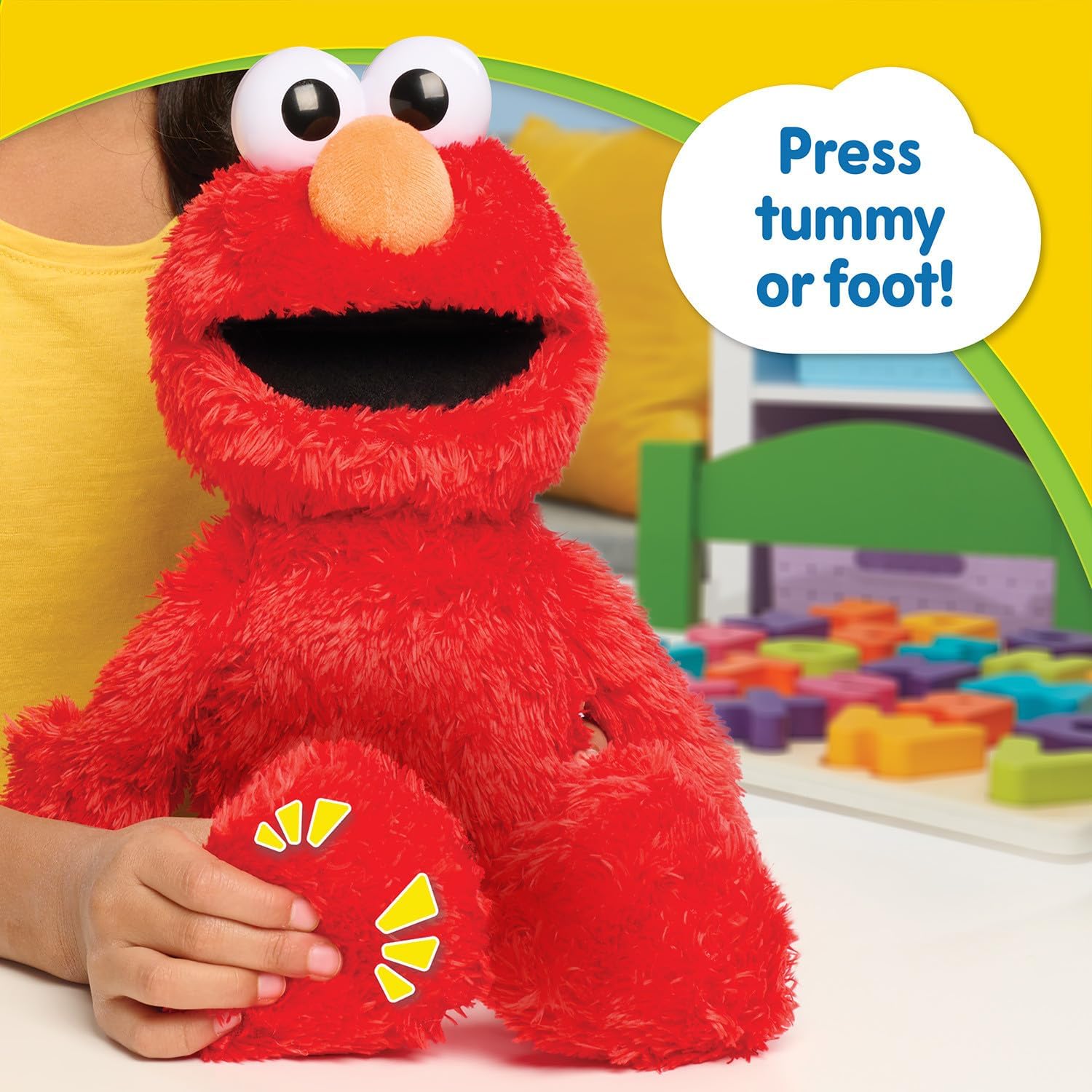 Just Play Sesame Street Tickle Me Elmo 13.5-inch Plush Doll
