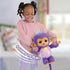 Fingerlings Care n Cuddles Interactive Baby Monkey, Sunny - Purple