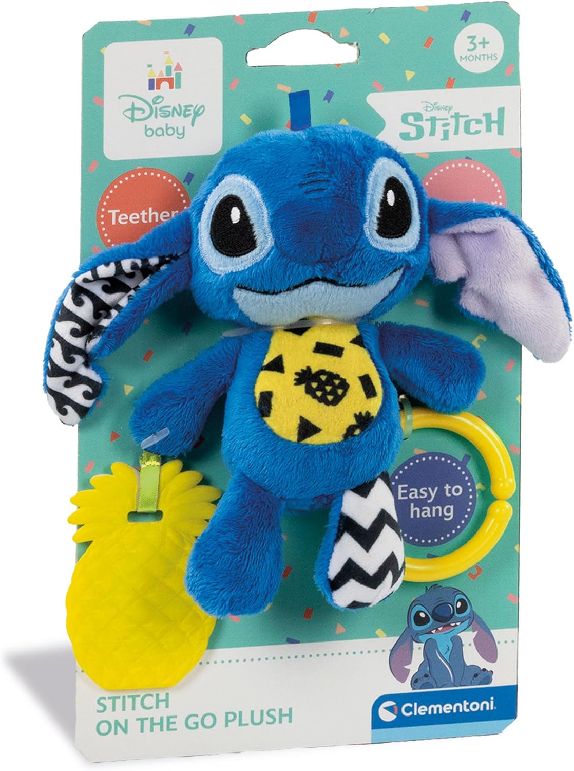 Clementoni Lilo Baby Infant Disney Stitch Toddler Rattle