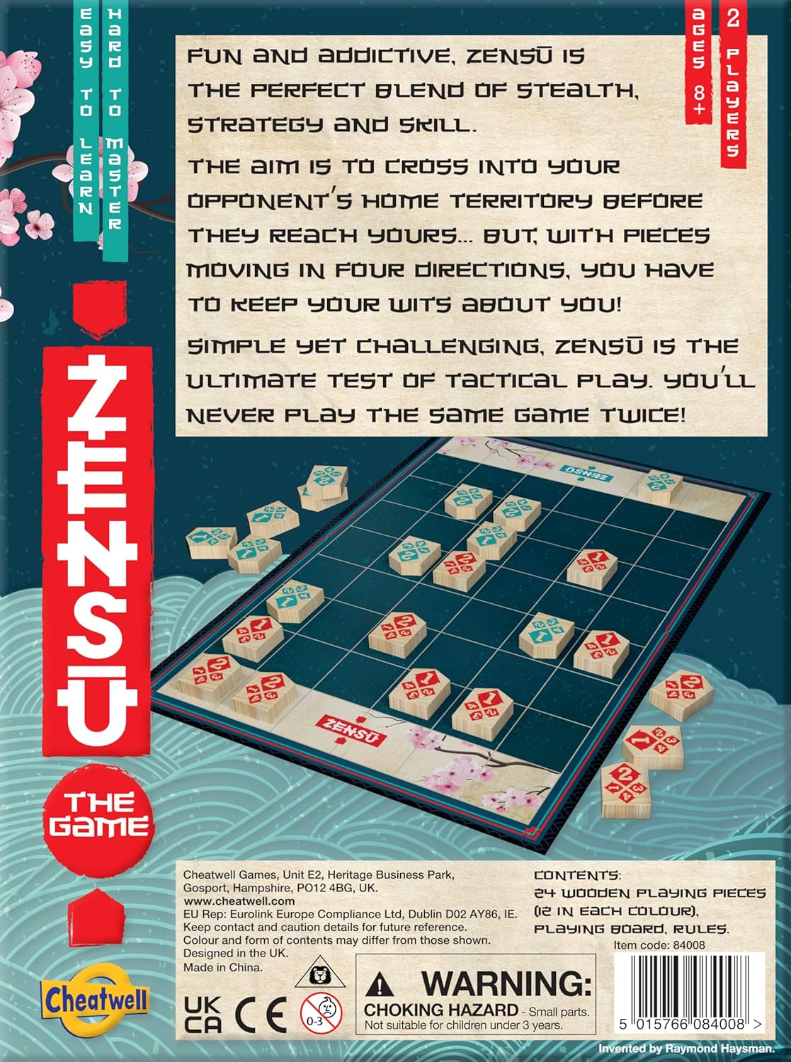 Cheatwell Games ZENSU Strategy Board Game