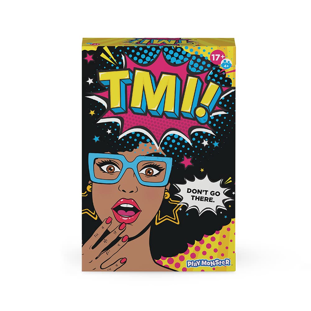PlayMonster TMI Fun Party Card Game with Suggestive Humor ENGLISH VERSION