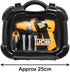 JCB Drill Tool Carry Case & Tools Play Set For Kids