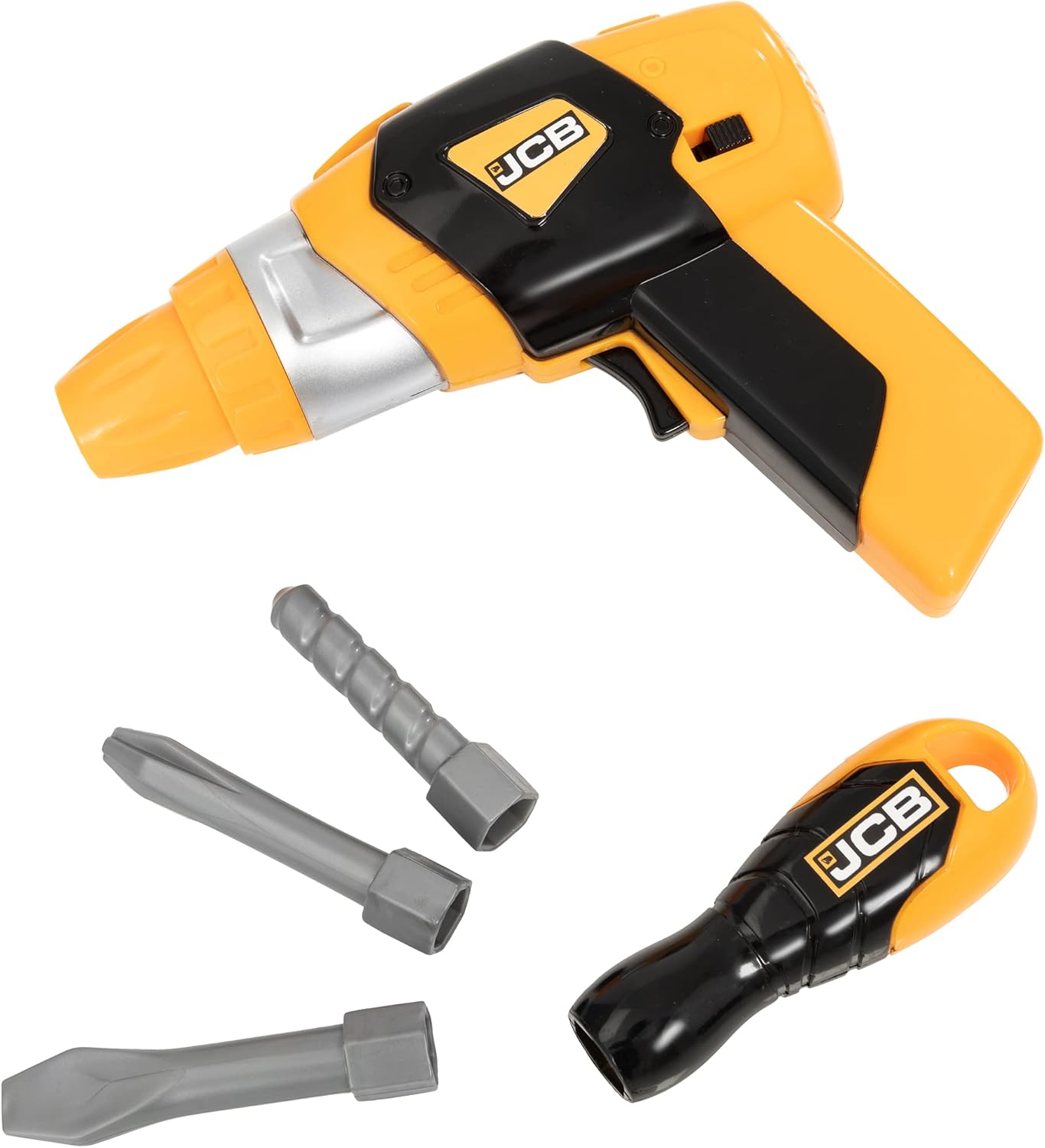 JCB Drill Tool Carry Case & Tools Play Set For Kids