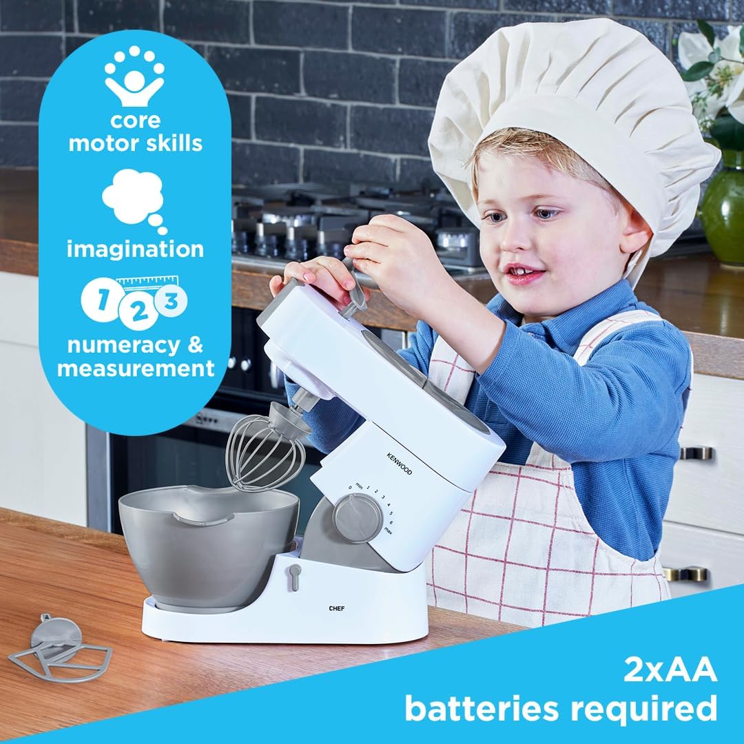 Casdon WHITE Kenwood Toy Mixer for Children