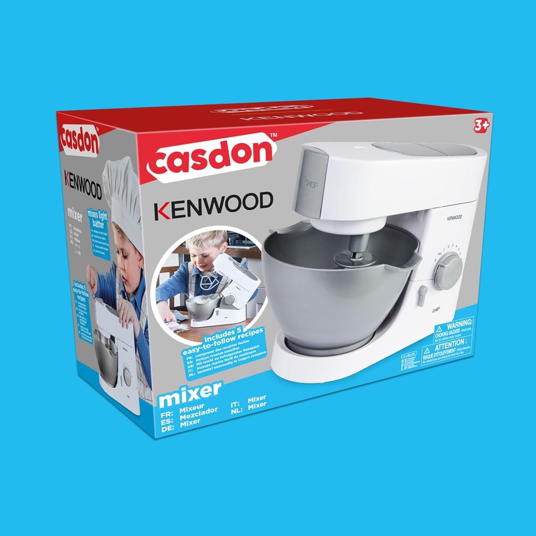 Casdon WHITE Kenwood Toy Mixer for Children