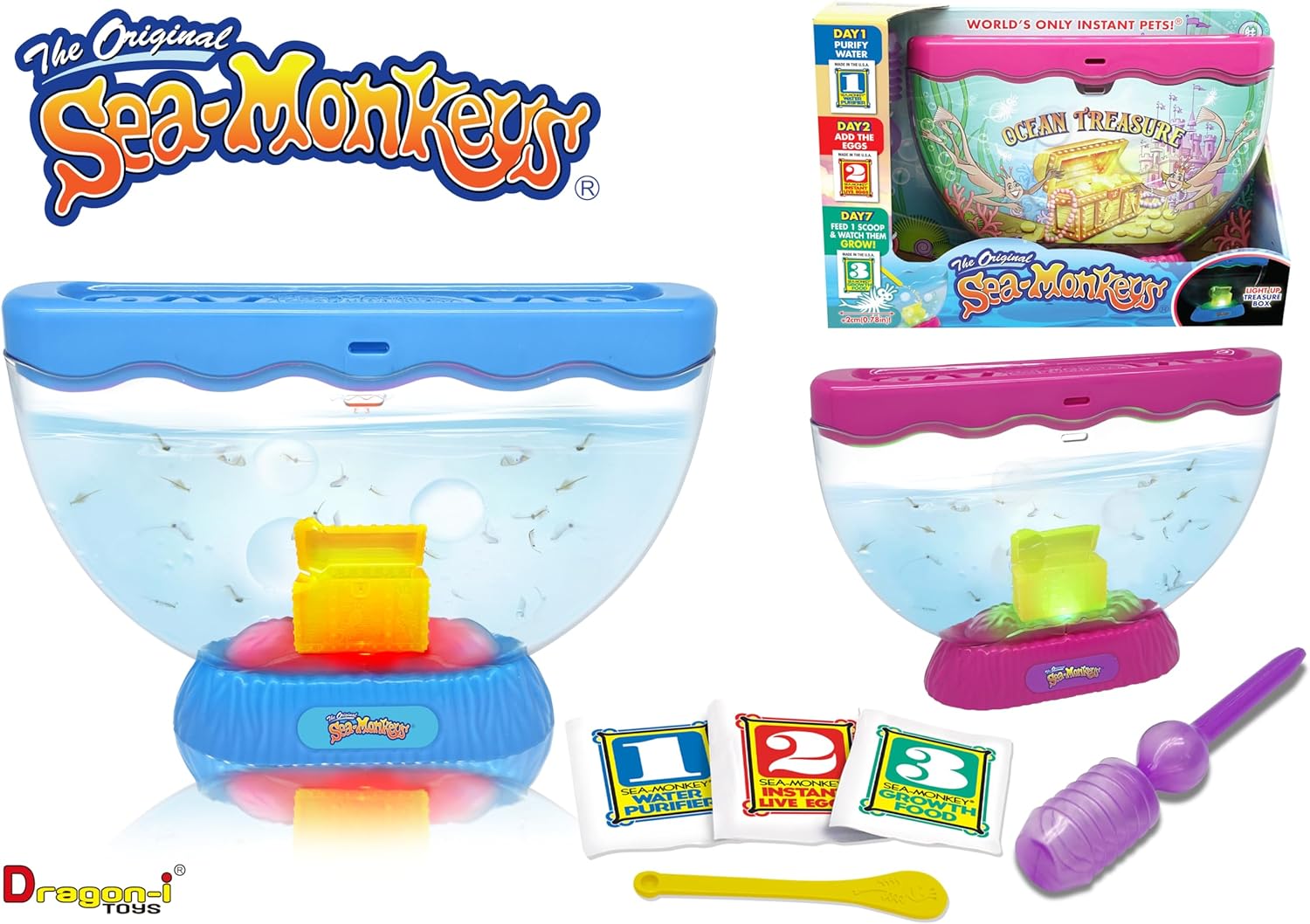 The Original Sea Monkeys Ocean Treasure Aquarium