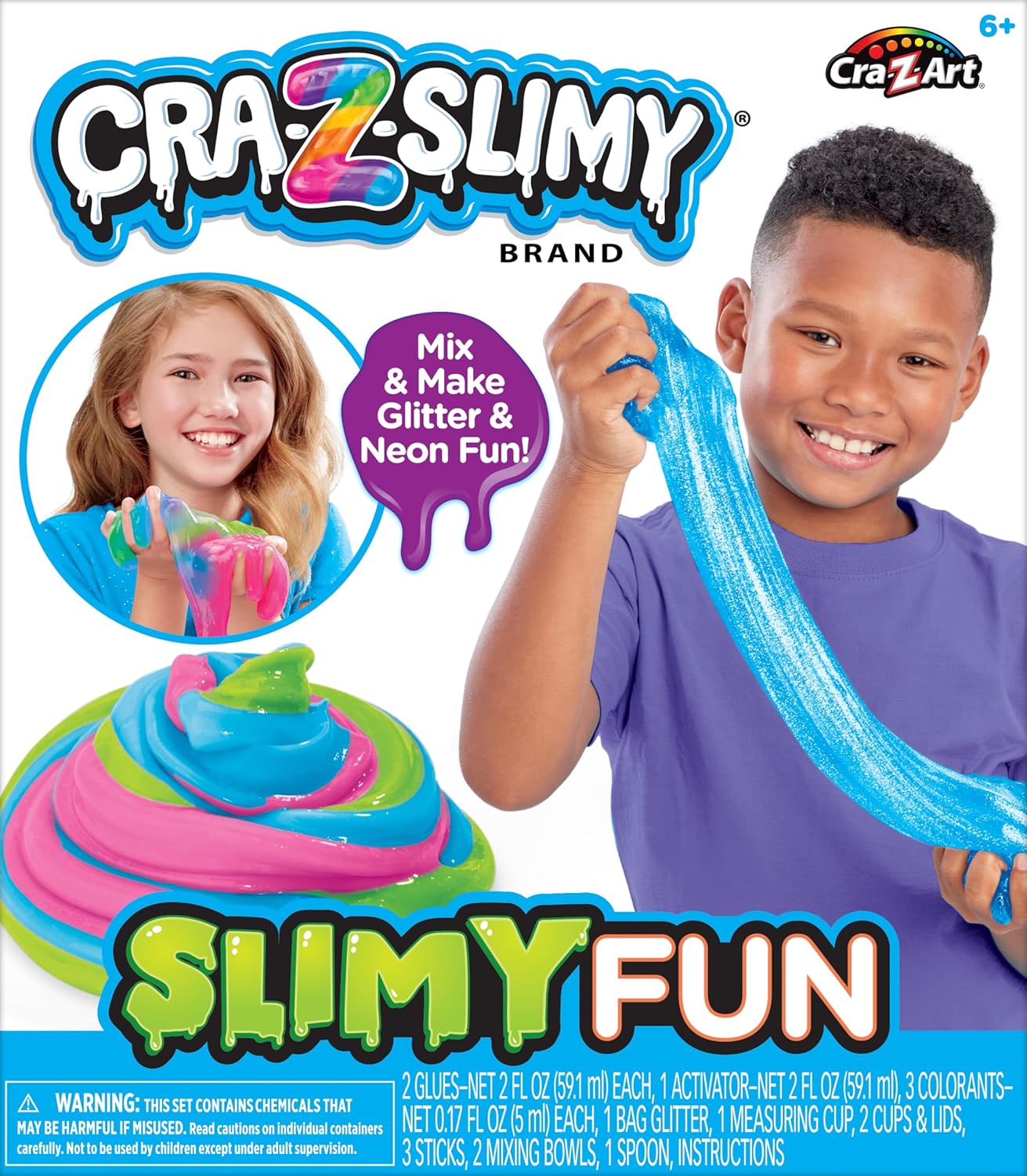 Crazy Slimy SLIMY FUN KIT Make Your Own Slime