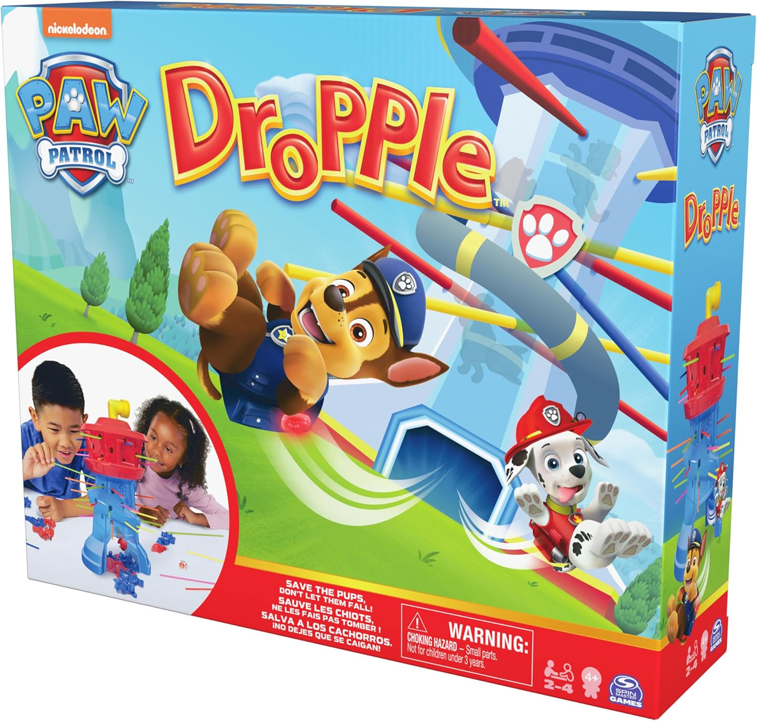 SPIN MASTER Paw Patrol Dropple - Lookout Tower Drop Game
