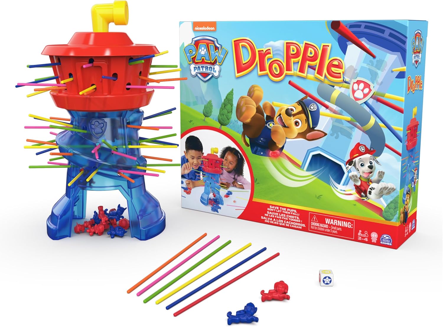 SPIN MASTER Paw Patrol Dropple - Lookout Tower Drop Game