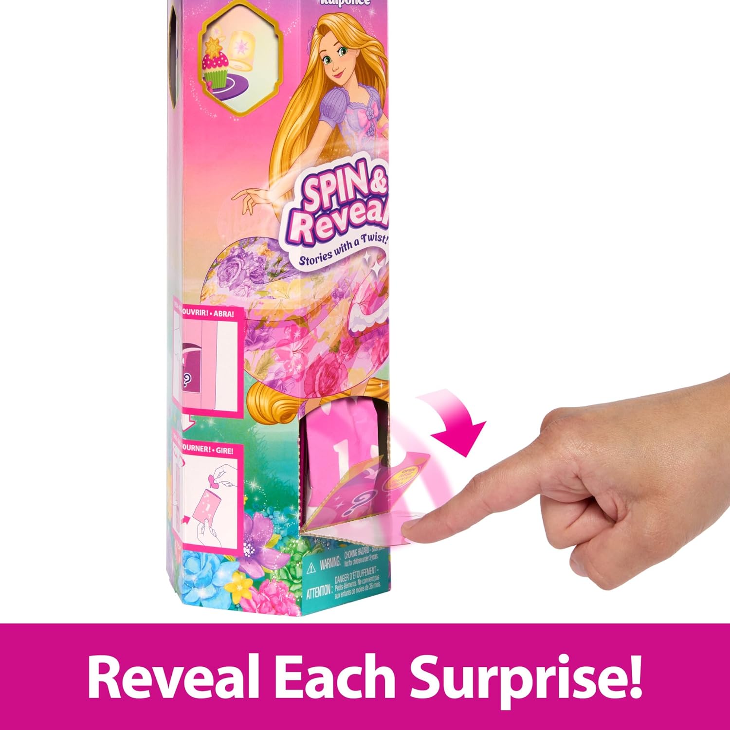Mattel Disney Princess Spin and Reveal RAPUNZEL Doll