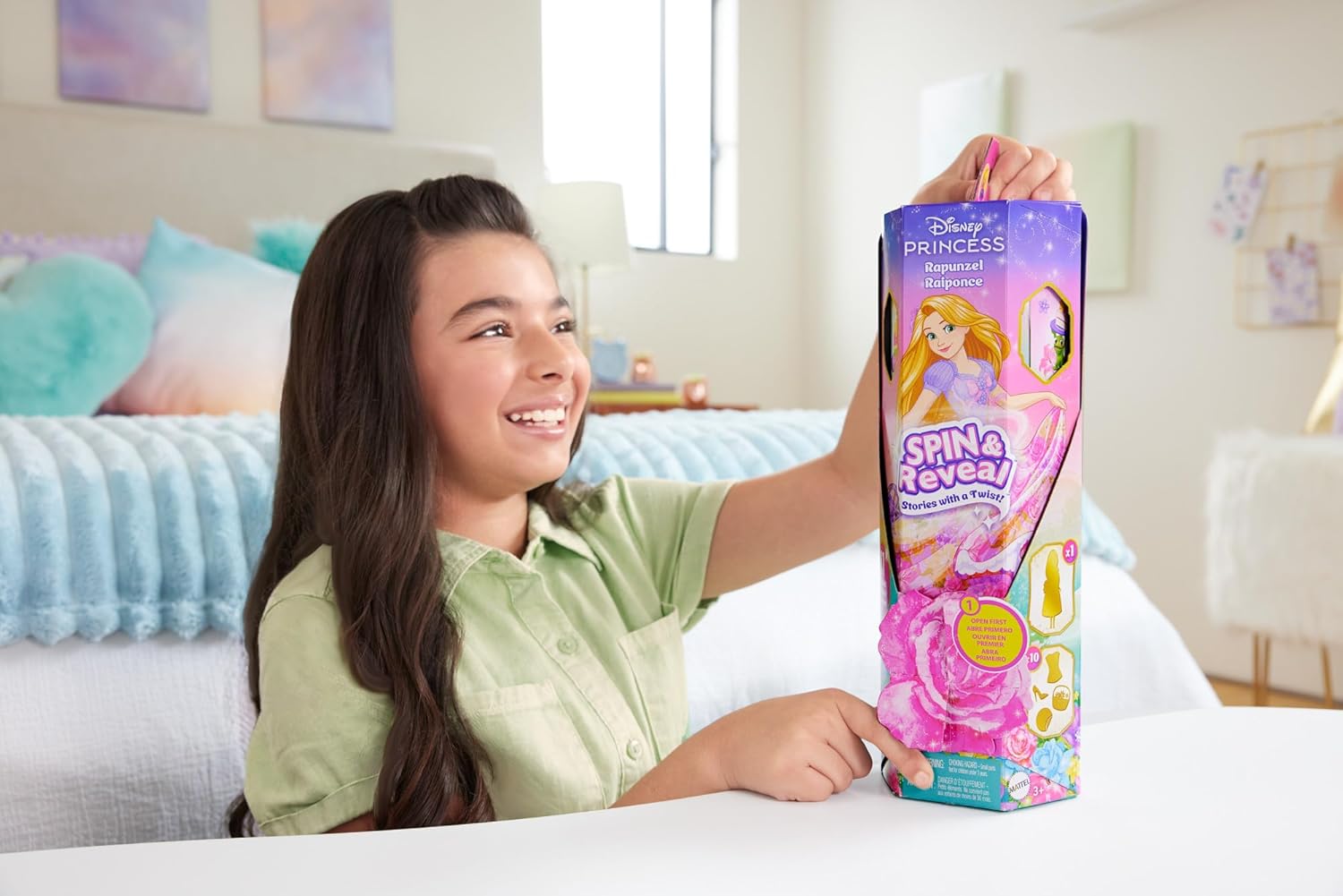Mattel Disney Princess Spin and Reveal RAPUNZEL Doll