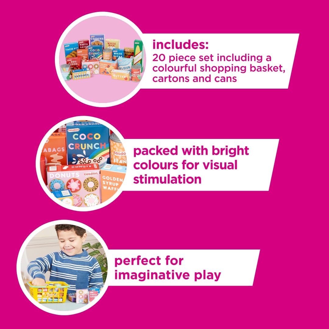 Casdon Toy Shopping Basket Playset