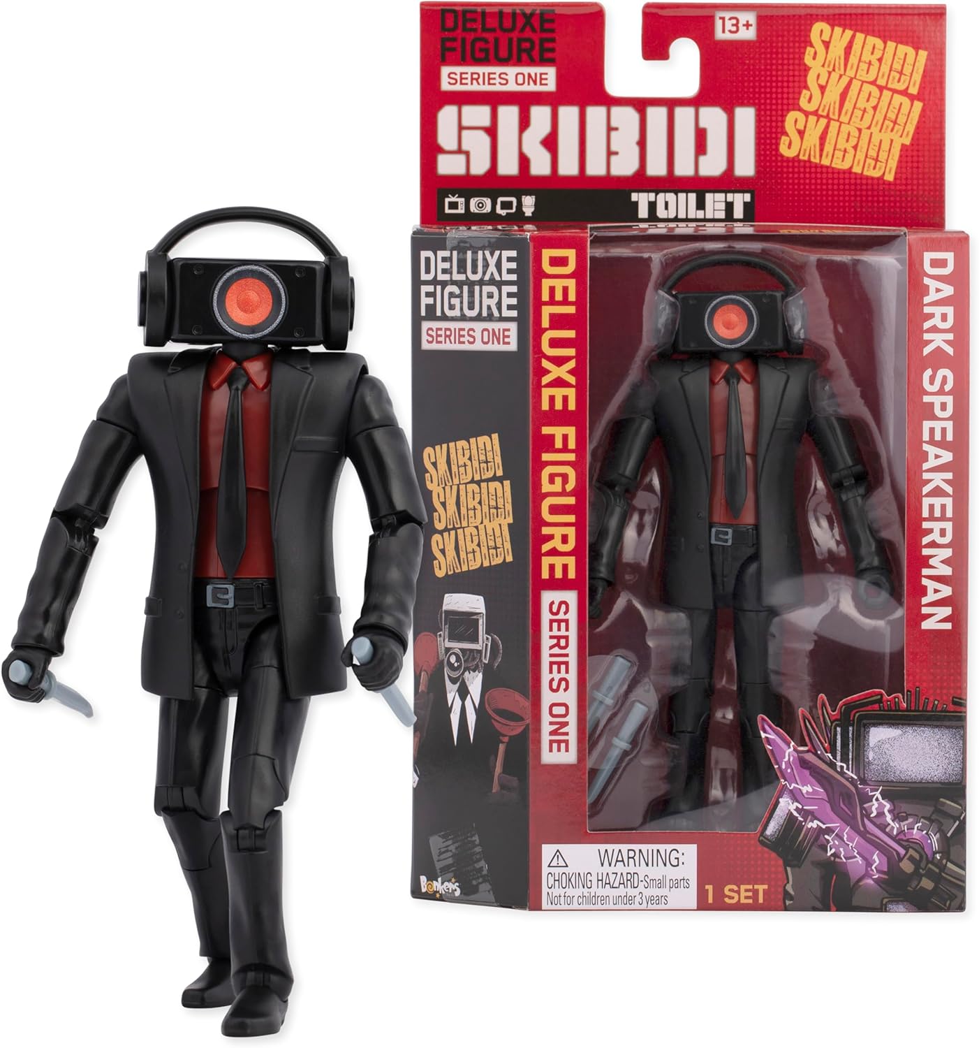 SKIBIDI Toilet Deluxe Figure DARK SPEAKERMAN Collectible Figure