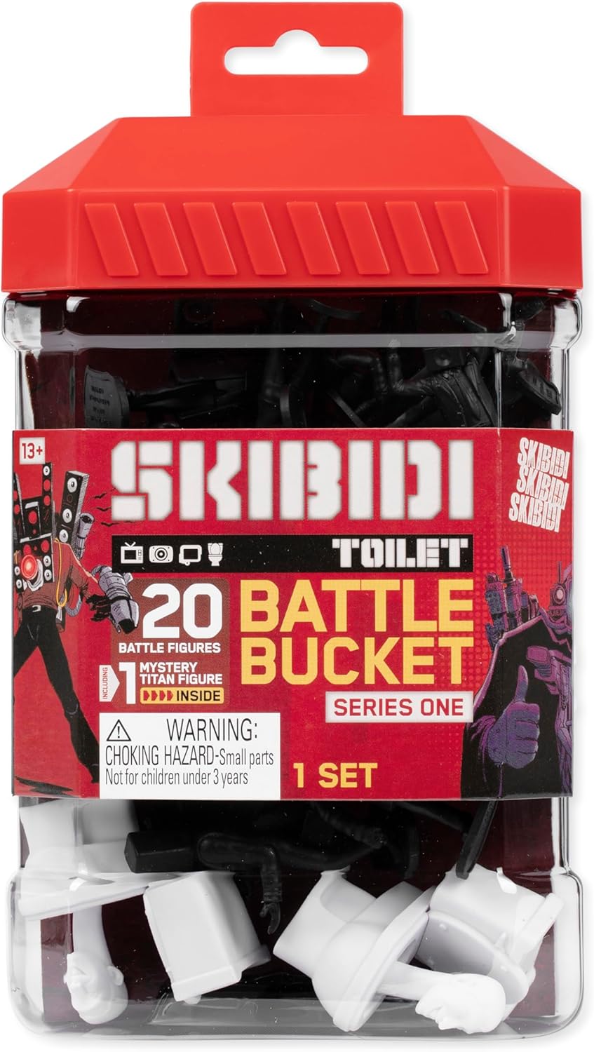 SKIBIDI Toilet BATTLE BUCKET Collectible Figures