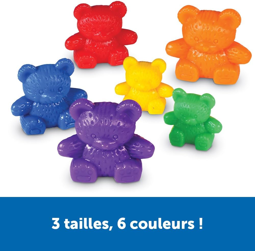 Learning Resources Three Bear Family Counters 96 Pieces