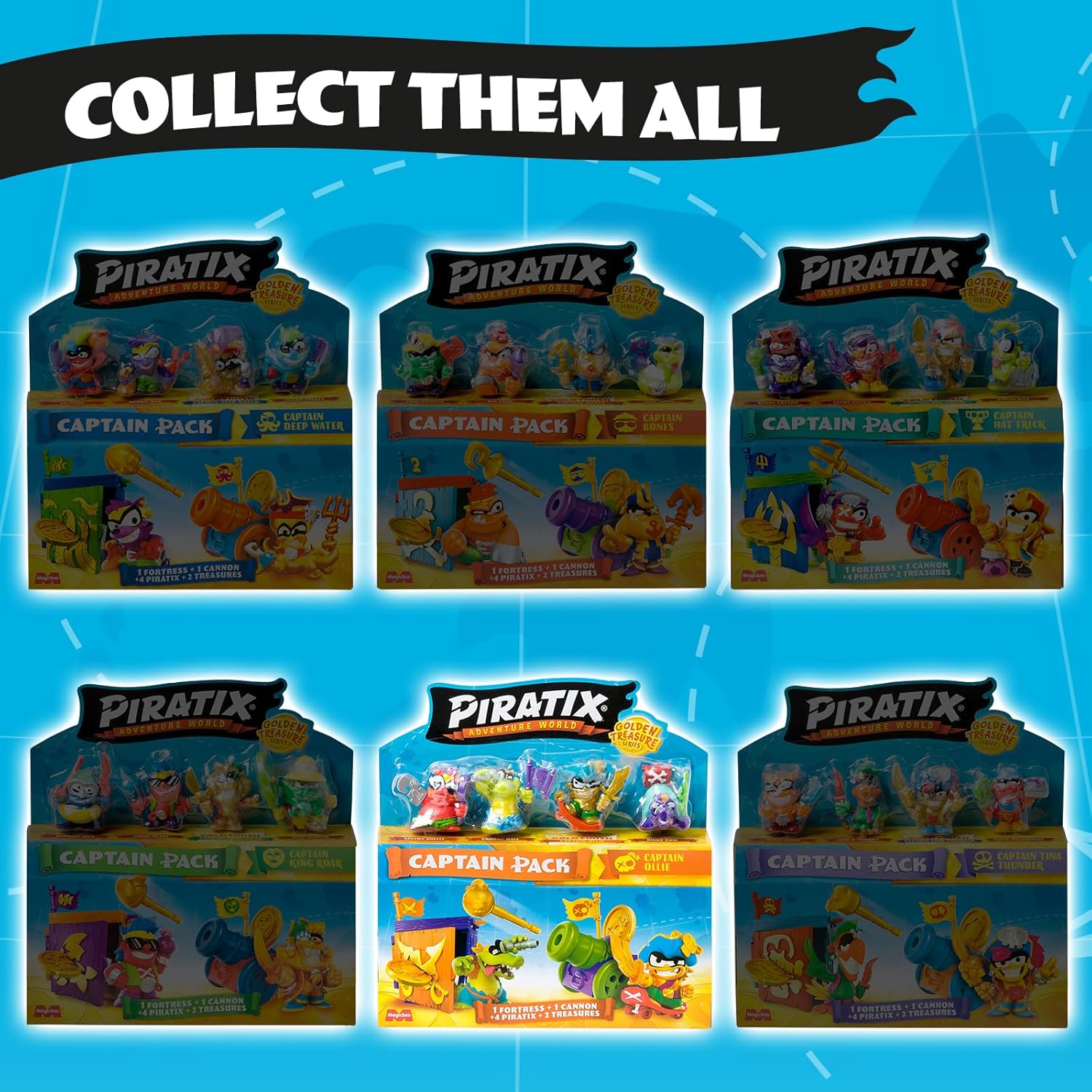 PIRATIX Golden Treasure Series Captain Pack CAPTAIN OLLIE